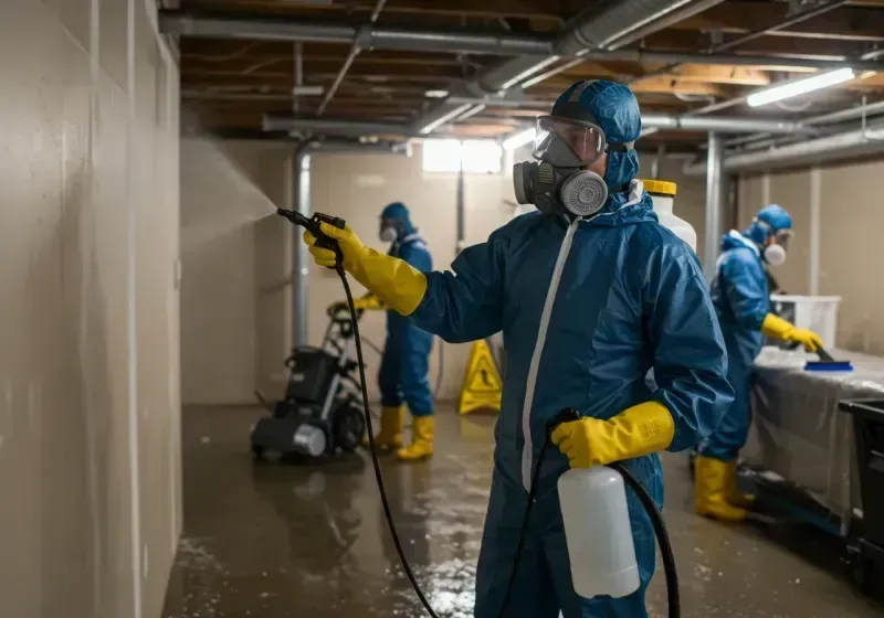 Basement Sanitization and Antimicrobial Treatment process in El Dorado, AR